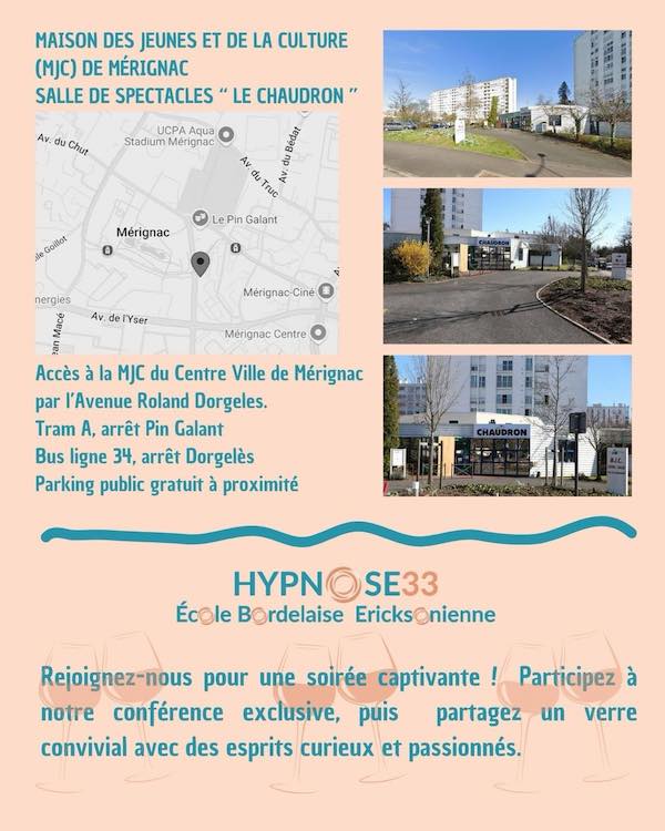 Conférence Exclusive : Jeux de Miroirs - Zoom de l'Acteur sur l'Hypnose.